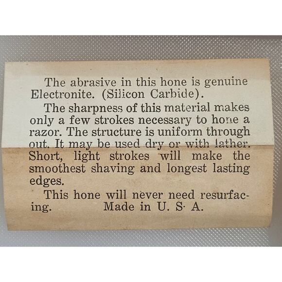 Antique Leather Strop Block It Gives Razors Sharp Edges in original box - Picture 6 of 8